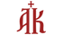 Alexandra Icons logo with stylized AK letters and cross symbol representing Byzantine iconography