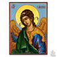 Archangel Gabriel the Messenger handmade Byzantine icon, symbolizing the Annunciation and divine revelation