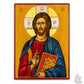 Jesus Christ Pantocrator handmade Byzantine icon, representing divine authority, blessing, and the eternal judge