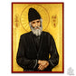 Saint Paisios of Mount Athos handmade Byzantine icon, symbolizing humility, wisdom, and spiritual guidance