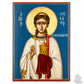 Saint Stephen the Protomartyr handmade Byzantine icon, symbolizing faith, sacrifice, and the first martyr of Christianity